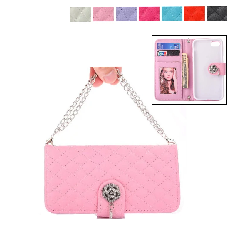 

Case For iPhone 7/8 Plus Rhinestone Diamond PU Leather Cover For Apple iPhone7/8 Plus Phone Cases Stand Flip Wallet Handbag Case