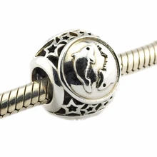 DIY бусины для изготовления ювелирных изделий из стерлингового серебра-ювелирные изделия рыбы звезда знак Подвески Серебро 925 Berloque Perles для женщин