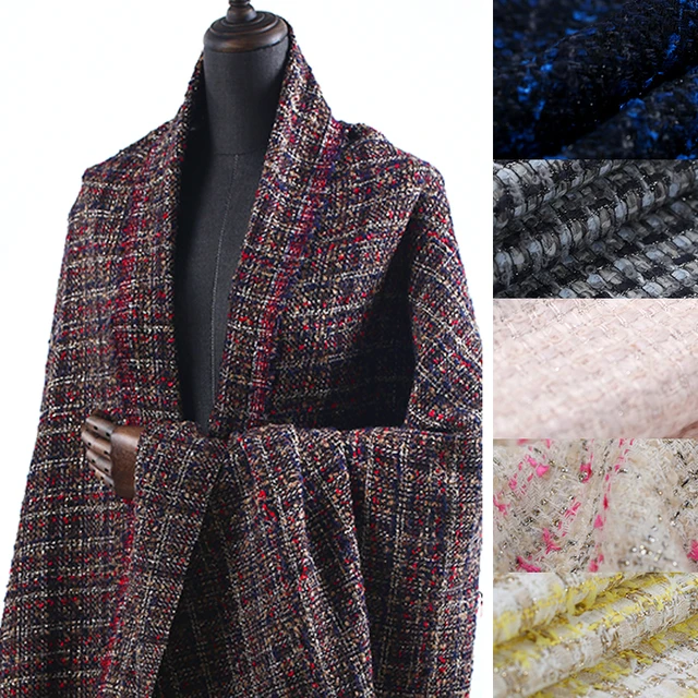 145CM Wide 420G/M Weight Blending Knitted Viscose & Polyester & Acrylic