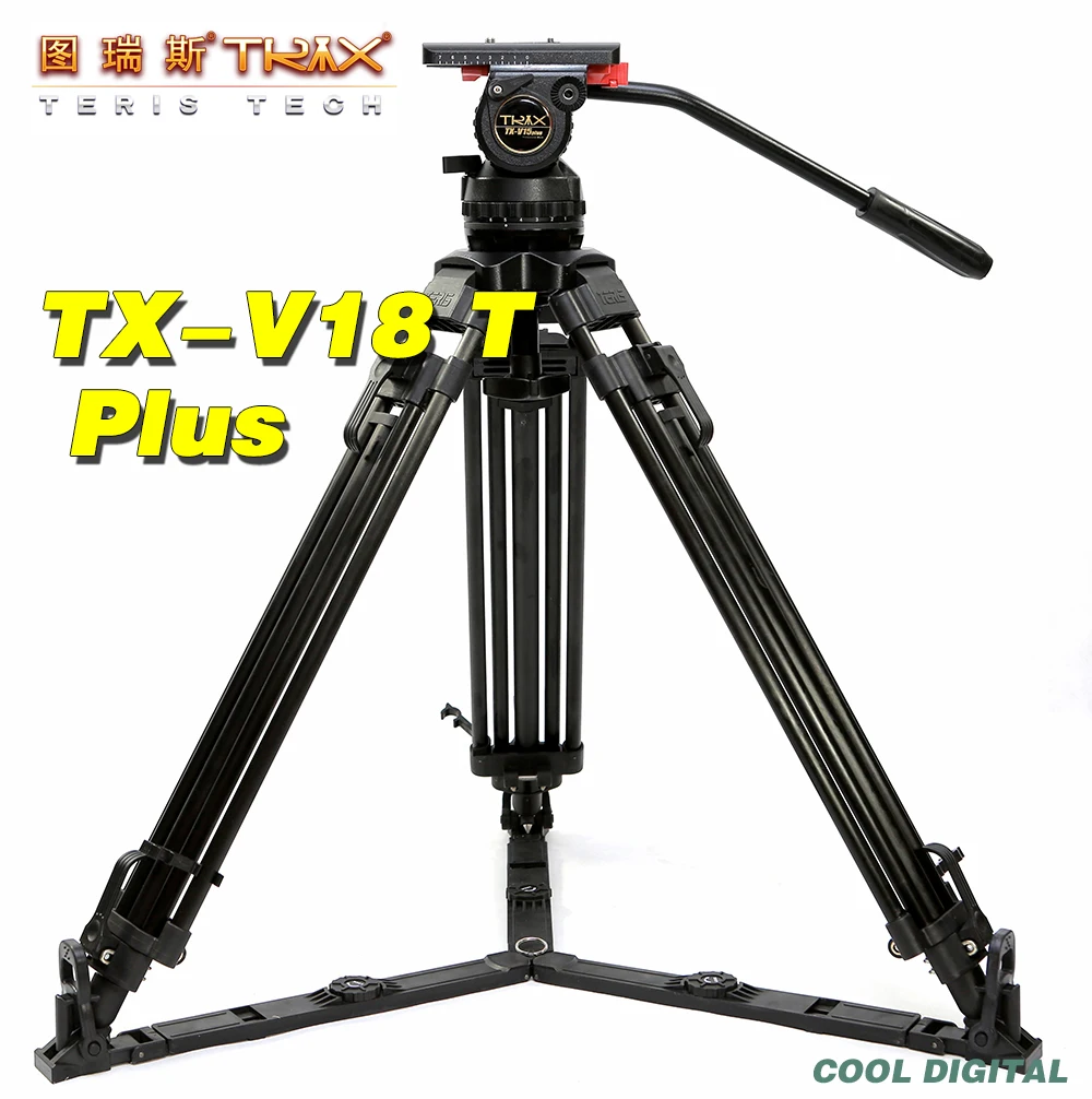 TERIS TRIX V18T PLUS Carbon Fiber Heavy Duty Professional Tripod Legs