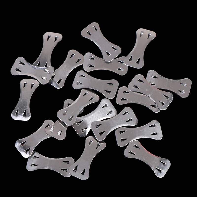 

20pcs/set Sports Bandages Fasten Clips With Hook Elastic Bandage Buckle Aluminum Metal Style Clip For Elastic Bandages