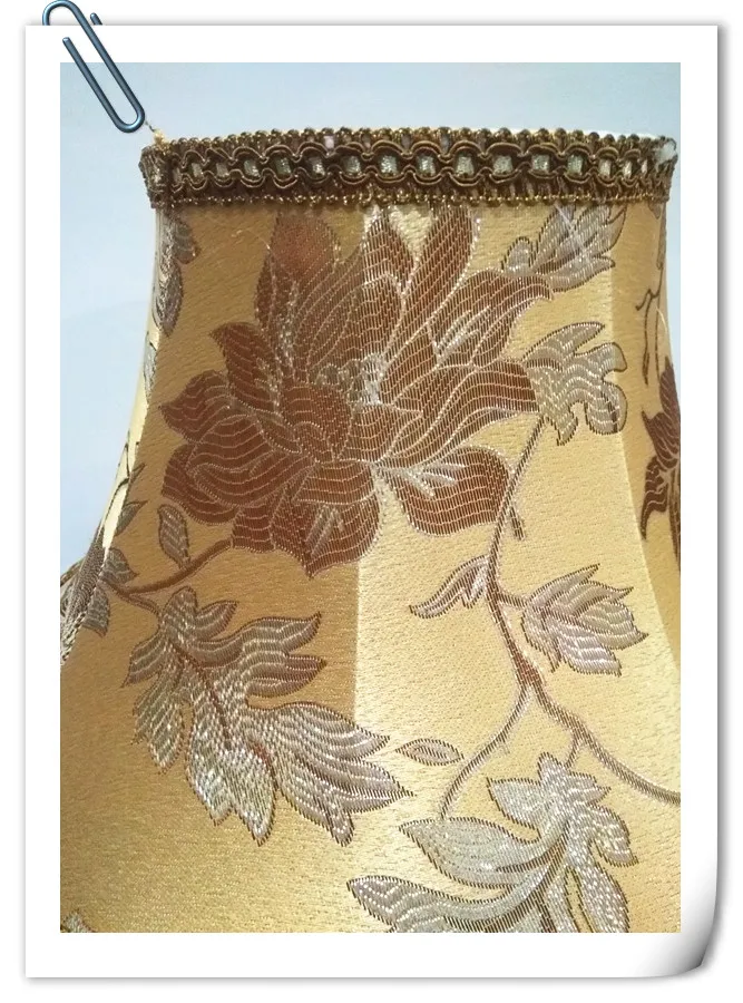  Lampshade for Floor lamp cover painting flower Pattern crystal pendant table lamp shade E27 vintage - 32959597219