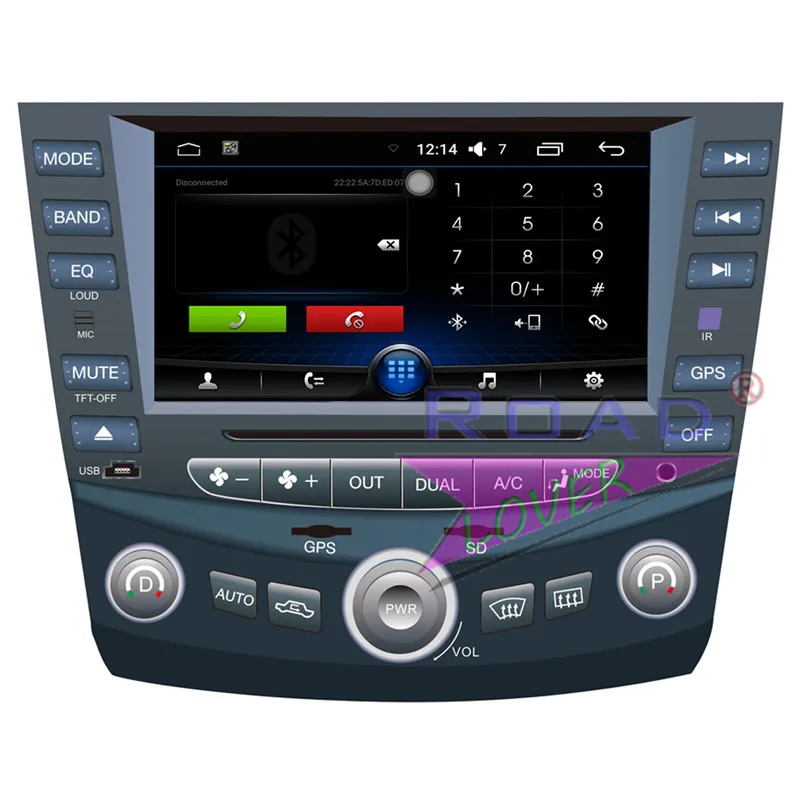 Roadloevr 2 Din Android 6 0 Автомобильный GPS навигатор 8 дюймов для Honda Accord 07 PC системный блок