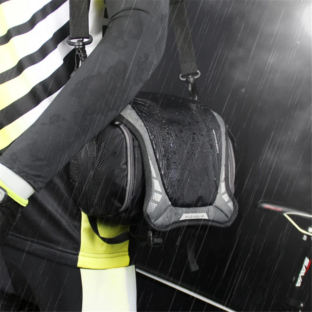 Excellent For WILD MAN Waterproof Capacity Bicycle Bag Front Tube Frame Bag Bike Handlebar Basket MTB Pannier Cycling Camera Shoulder Bag 5 Excellent For WILD MAN Waterproof Capacity Bicycle Bag Front Tube Frame Bag Bike Handlebar Basket MTB Pannier Cycling Camera Shoulder Bag 5