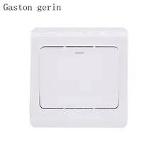 Wall Light Switch 1 Gang 1 Way Brief Panel Light Switch Push Button Wall Switch Interruptor Rocker 10A 220V With Light Indicator цена Wall Light Switch 1 Gang 1 Way Brief Panel Light Switch Push Button Wall Switch Interruptor Rocker 10A 220V With Light Indicator цены онлайн