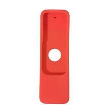 Аксессуары эргономичный Органайзер защитный чехол простые пылезащищенные силиконовые сплошной пульт дистанционного управления чехол для пульта анти осень для Apple tv 4