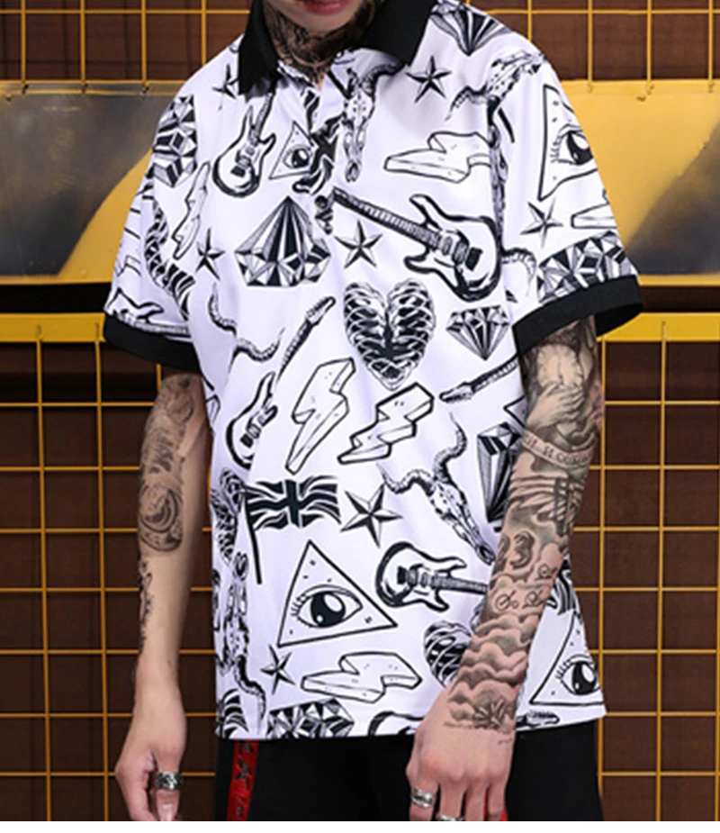 Summer Mens Fashion Polo Shirts  (3)