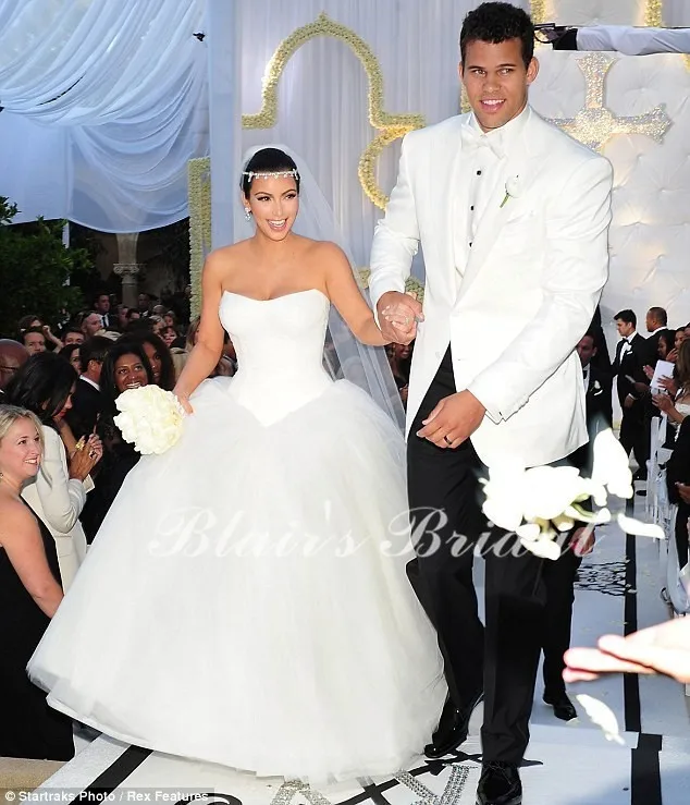 Abito da sposa kim kardashian 2014
