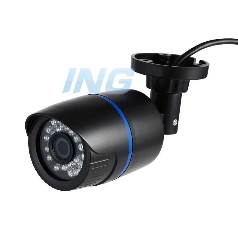 4CH POE 1080P CCTV IP камера система Комплект HD 4-канальный NVR 4 шт. 1920x1080P 2.0MP Водонепроницаемая камера комплект видеонаблюдения