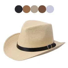 Кепка с козырьком от солнца ленты Круглый Flat Top Соломенная пляжная шляпа Панама летняя пляжная шляпа мужская соломенная шляпа snapback gorras W85