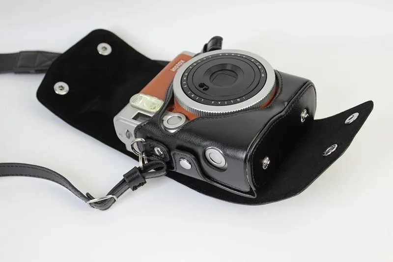 Чехол для камеры из ПУ кожи чехол Fuji Fujifilm Instax Mini 90 сумка цифровой защитный +
