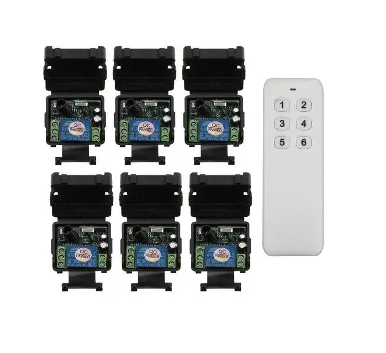 

DC24V 1CH RF Wireless Remote Control Switch System transmitter receiver Lamp/light universal 433mhz 100m