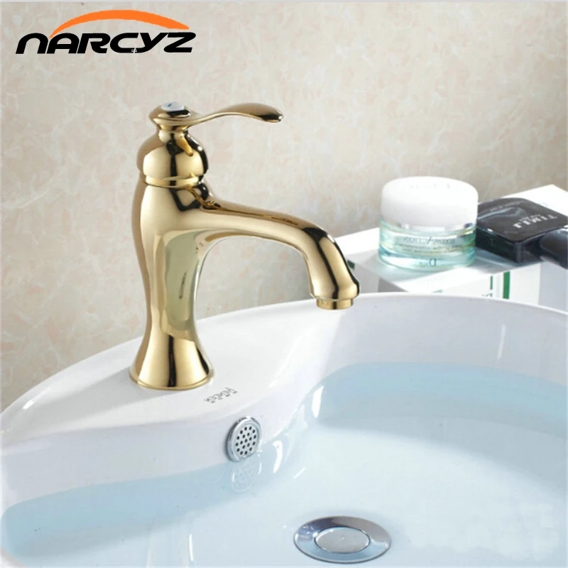 Factory sale single handle brass basin bibcock faucet G1011in Basin