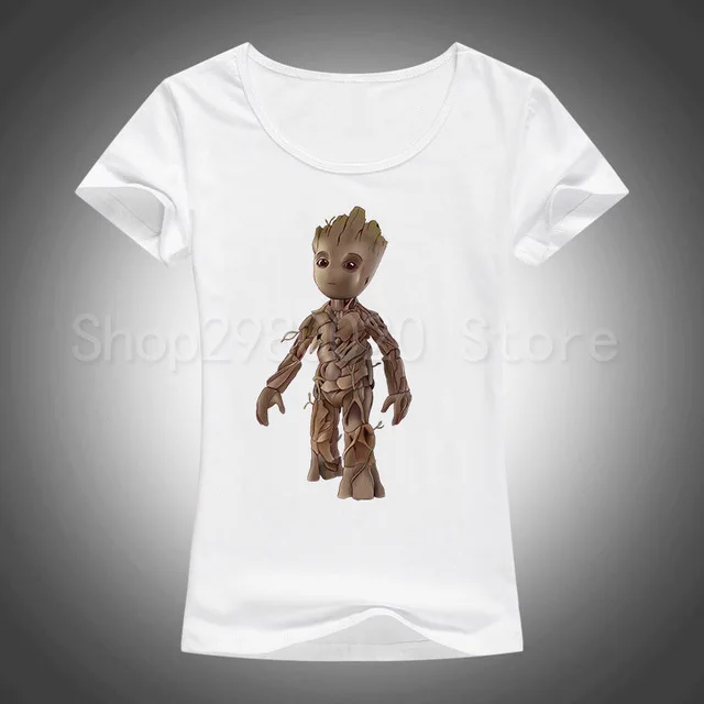 Новейшая Женская футболка «стражи галактики 2», забавная летняя футболка с надписью «I AM groot», классные женские топы - Цвет: 10
