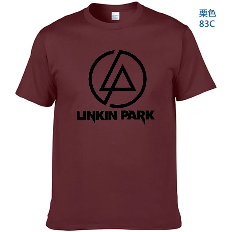 Летняя модная мужская футболка Lincoln LINKIN Park, хлопковая брендовая одежда Linkin, короткие топы, футболки