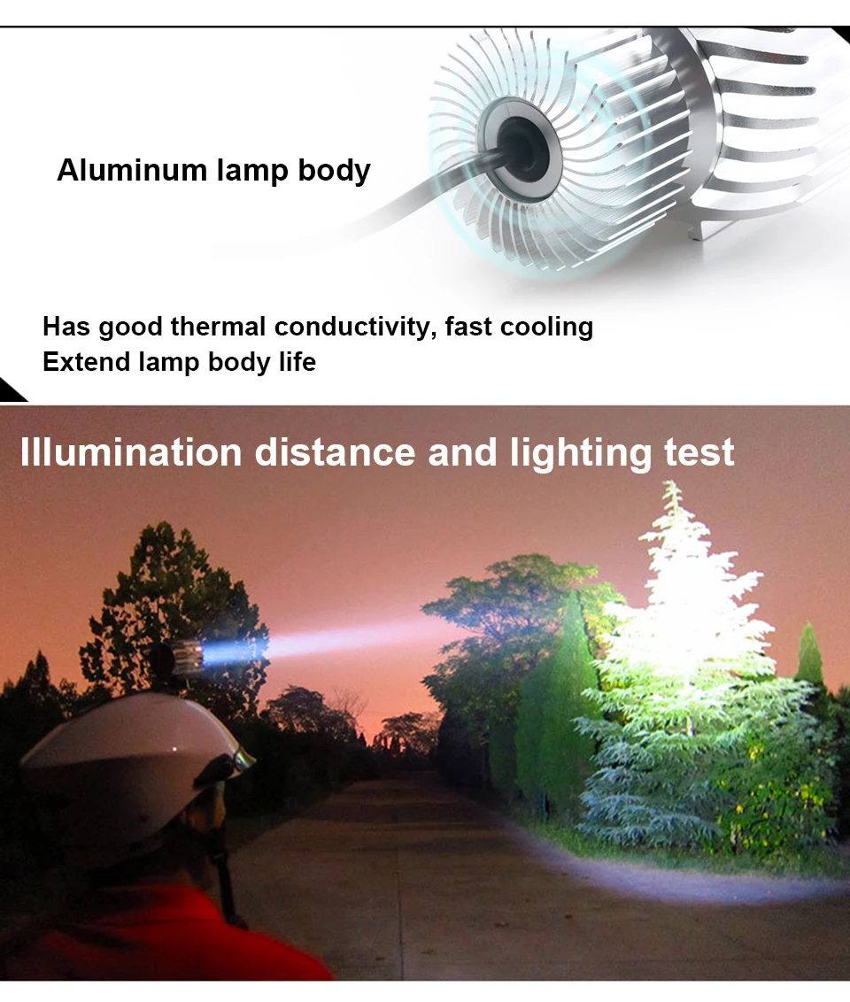 Foxcncar LED Car External Headlight DC12V 24V15W 10W MOTO White HighLow Motorcycle DRL Headlamp Spotlight Drive Fog Spot Lights (6)