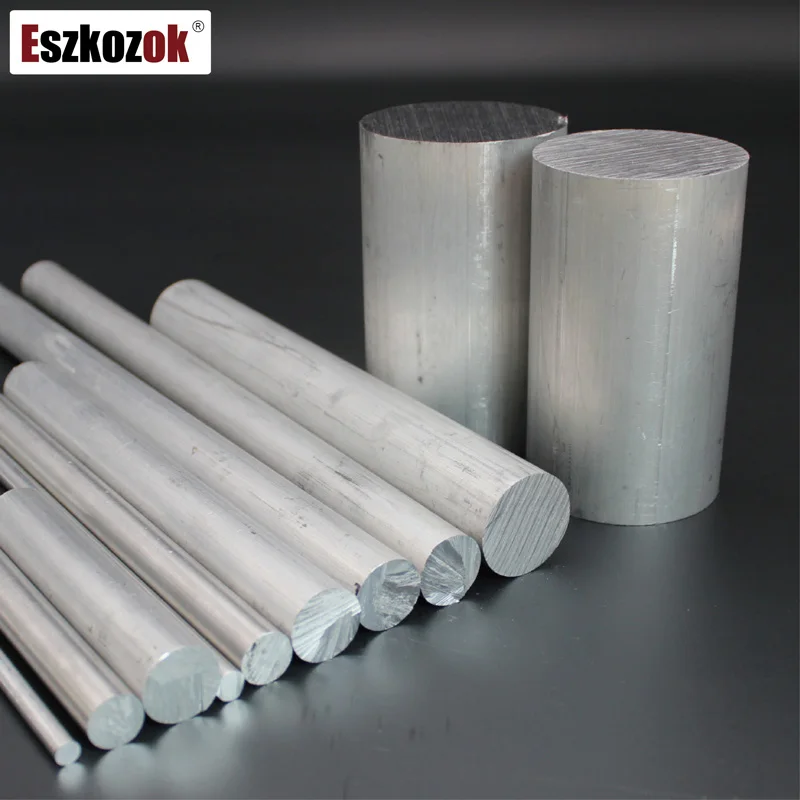 buy 3mm 4mm 5mm 6mm 8mm 10mm 12mm 15mm 30mm 150mm diameter 6061 aluminum rods solid metal bars for metalworking long 50mm to 600mm