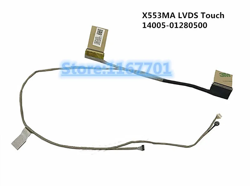 Новый оригинальный ноутбук/ноутбук lcd/светодиодный/LVDS кабель для Asus X553 X553S X553SA X553M X553MA K553 K553MA LVDS TOUCH 14005-01280500