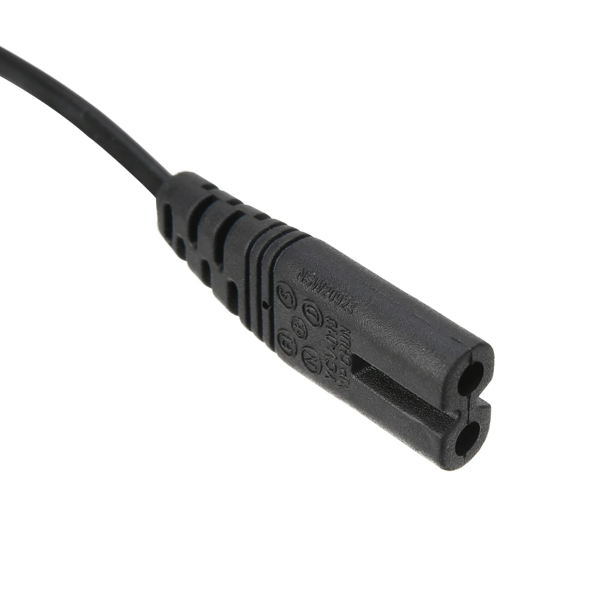 Mayitr 0.6M 2ft 2-Prong Pin AC EU Plug Power Supply Cable Professional Adapter Cable Cord Lead Wire For Desktop Laptop Camera