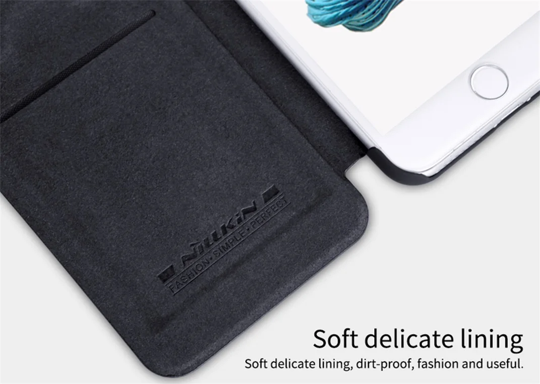 iphone 8 plus wallet case For iphone 7 8 Flip Case iphone 7+ 8+ PLUS Cover Nillkin Qin Vintage Leather Card Pocket Flip Cover For iphone 8 Phone Bags iphone 8 leather case