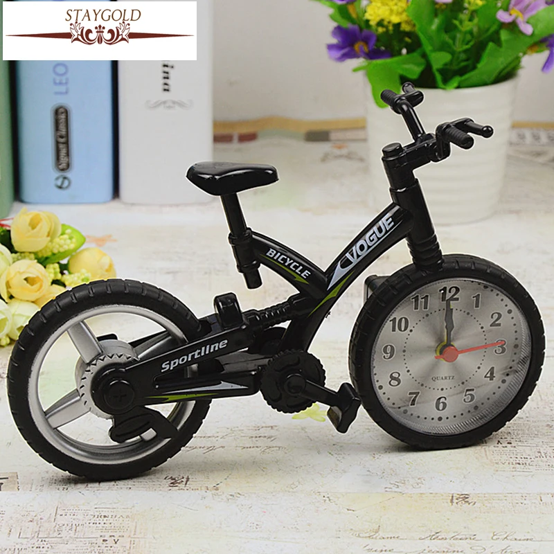 Creative Bicycle Model Bicycle Alarm Clock Fashion Children Watch