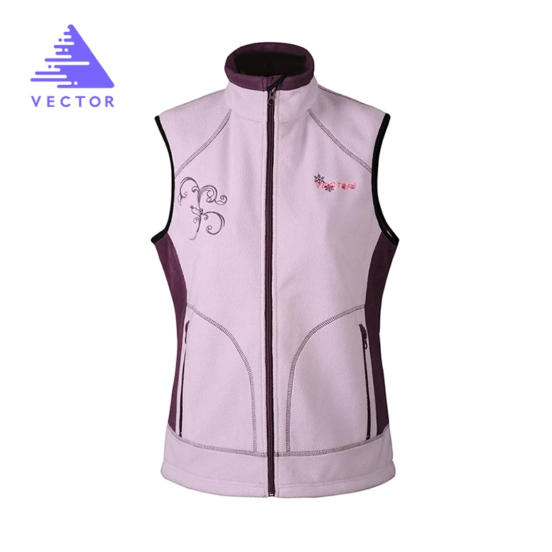 

VECTOR Sleeveless Vest Jacket For Women Warm Windproof Polartec Sport Outdoor Vest For Running Camping Hiking 90003