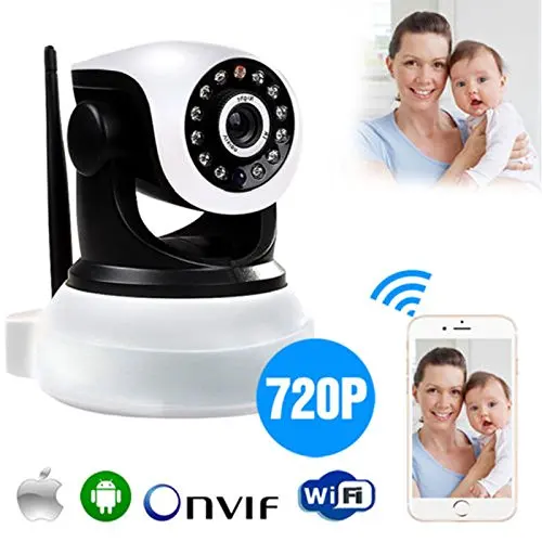 Sacam Wireless IP Camera Baby Monitor 720p Smart Home Security Video Surveillance Network CCTV Two way Audio TF Card App. Eye4