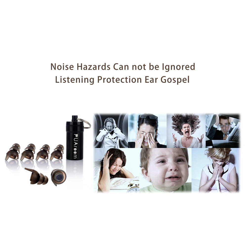 High Fidelity Earplugs Silicone Noise Reduction Protection with 3 different Sizes For Sleeping Concert Travel Other Noise Scenes High Fidelity Earplugs Silicone Noise Reduction Protection with 3 different Sizes For Sleeping Concert Travel Other Noise Scenes