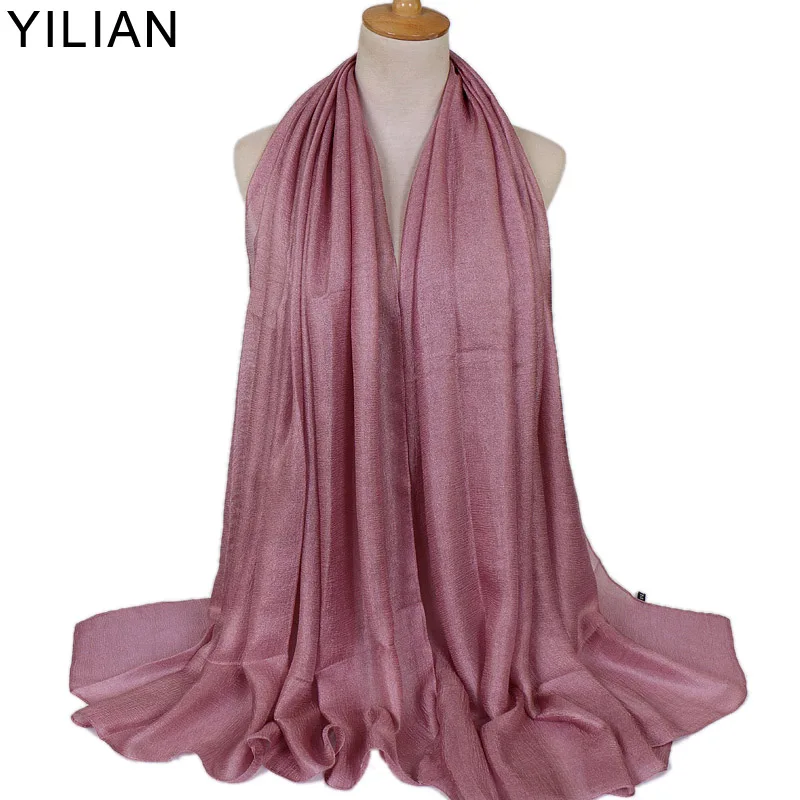 

YILIAN Brand Solid Hemp Women Scarf Fashion New Style Top Quality Long Oversize hijab Scarf Kerchief SC179