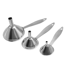 Функциональный Нержавеющая сталь масло для кухни мед, воронка со съемным фильтром/фильтр для духов жидкой воды инструменты