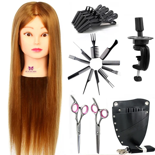 Salon Training Mannequin Head Set For Hairstyles Professional