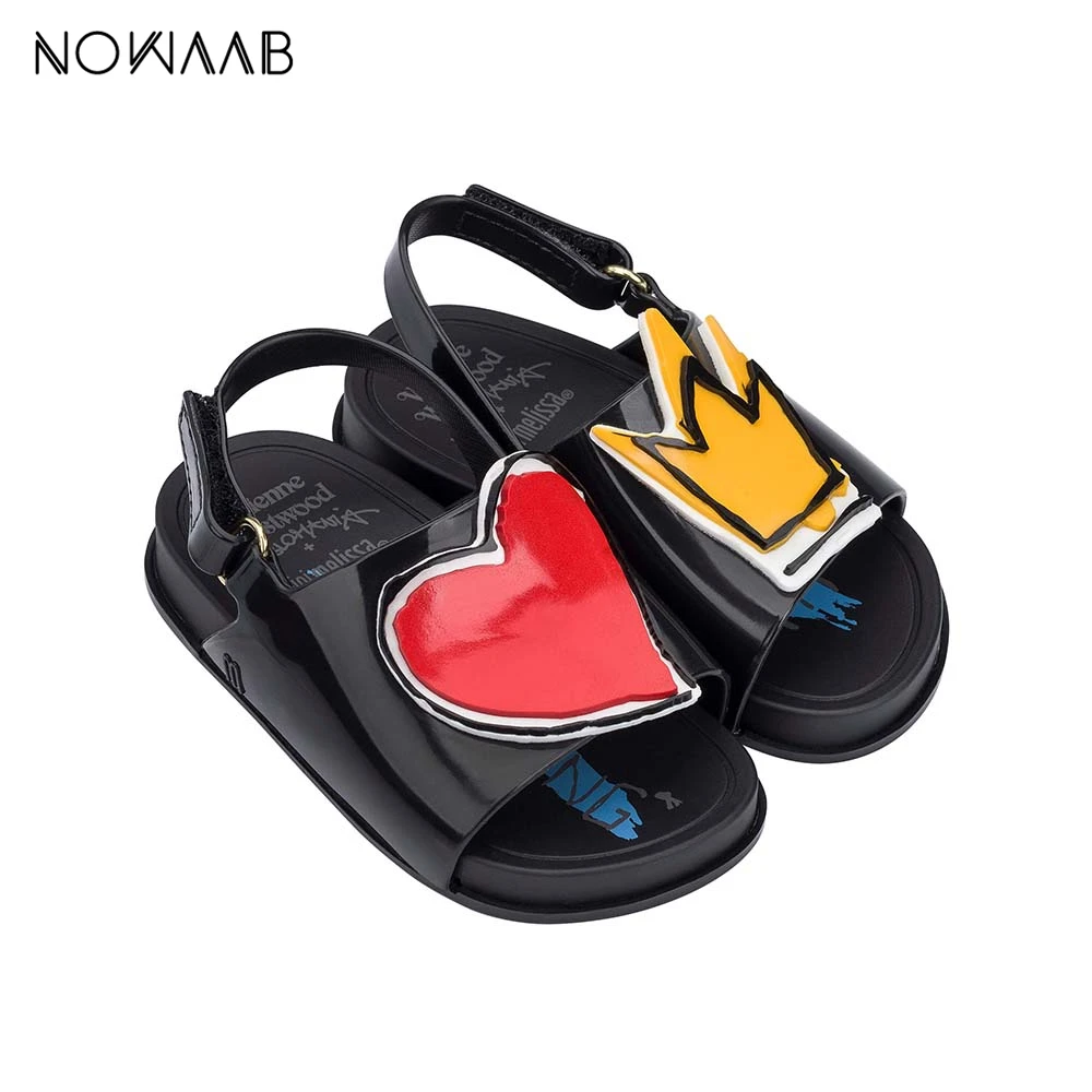 

Mini Melissa Beach Slide Sandal 2019 Summer Boy Girl Jelly Shoes Girls Non-slip Sandals Melissa Kids Beach Sandal Toddler