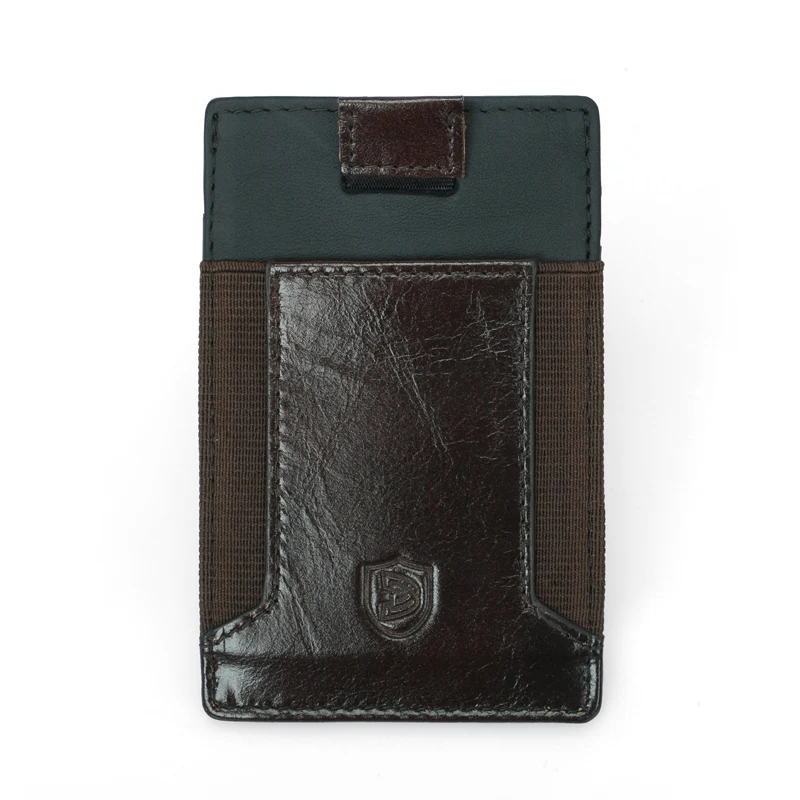 Super Slim Soft Wallet 100% Sheepskin Genuine Leather Mini Credit Card Wallet Purse Card Holders Men Wallet Thin Small (8)