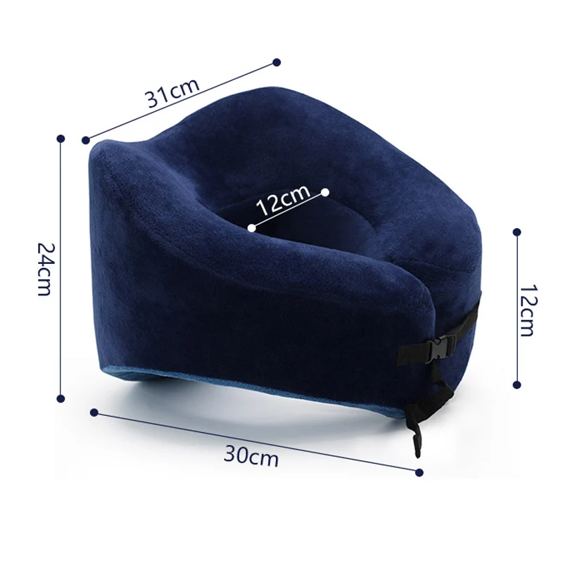 L075-U Shaped Neck Pillow Memory Foam Health Care Pillow Airplane Car Travel Pillows For Adults and Baby (5)