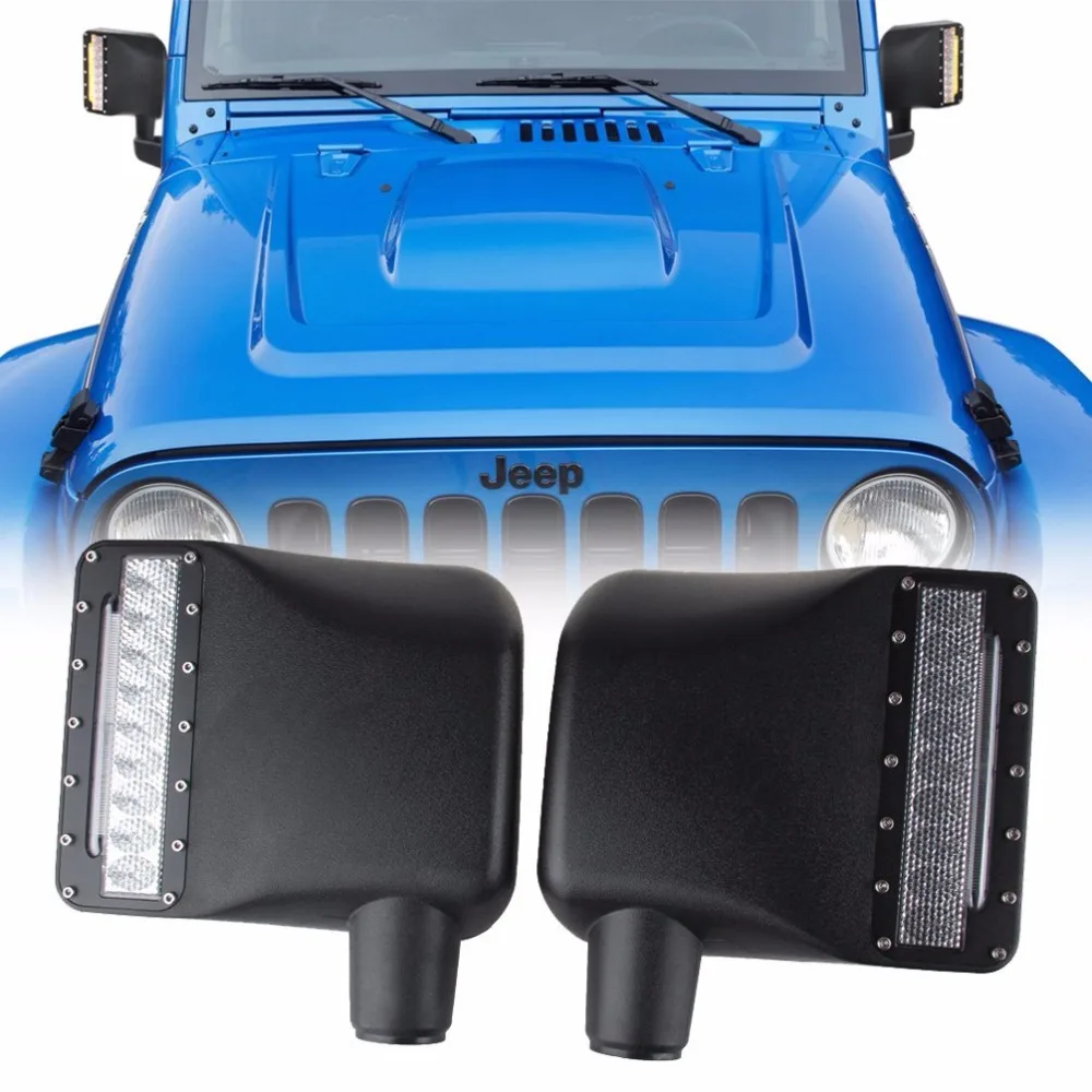 Side View Mirror Kit Rear View Mirror Housing with Turn Signal Light