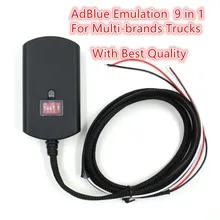 Recentemente Adblue 9 IN 1 Works 9 interfaccia diagnostica per camion di marca ad-blue supporta l'emulazione blu EURO 4 e 5 Ad aggiungi