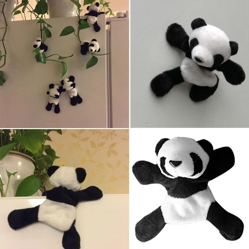 Soft Plush Panda Fridge Magnetic Sticker Refrigerator Sticker for Home Decor WXV Sale