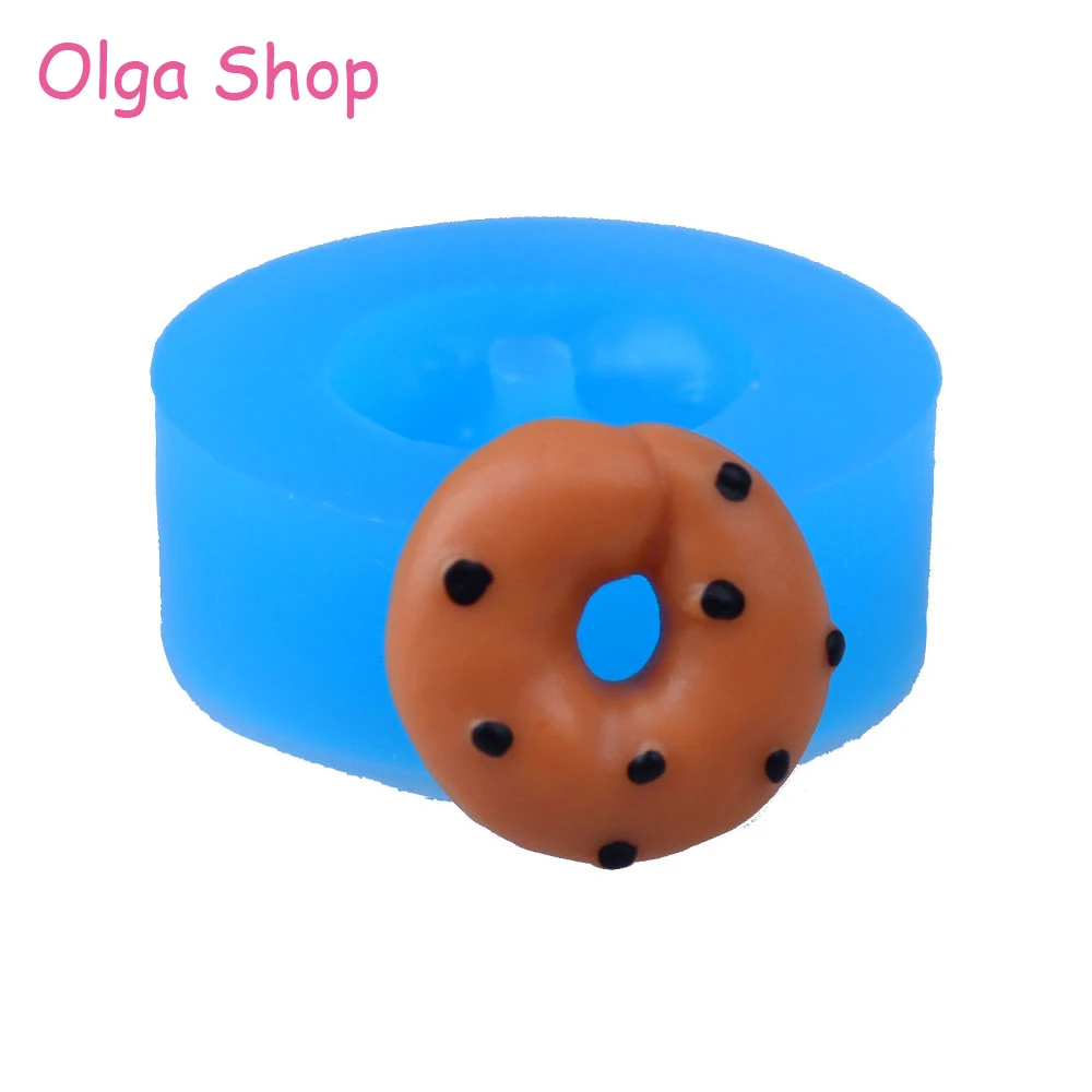 TYL090 17.5mm Doughnut Flexible Silicone Mold Donut Mold Dessert Food