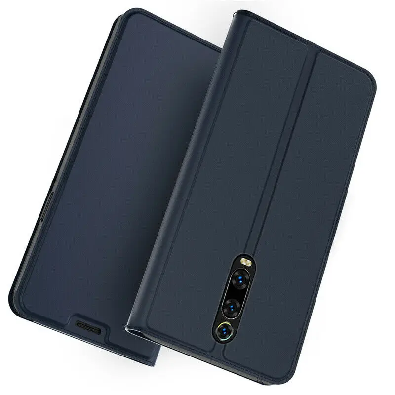 Магнитный флип-чехол-кошелек для Xiaomi mi 9, тонкий из искусственной кожи держатель для карт, чехол-подставка для Coque Xiao mi Red mi K20 Pro 7 Capa Fundas - Цвет: Blue