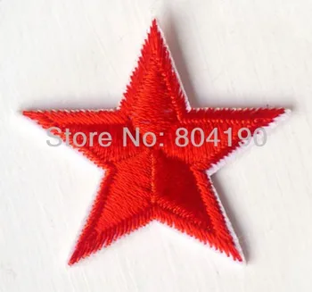 

Red Star Kids Communist Embroidered LOGO Iron On Patch Goth Punk Rockabilly Custom patch available