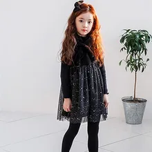 Флисовые теплые осенне-зимние детские платья для девочек; рождественское платье в стиле пэчворк с длинными рукавами для школьниц; одежда для маленьких детей