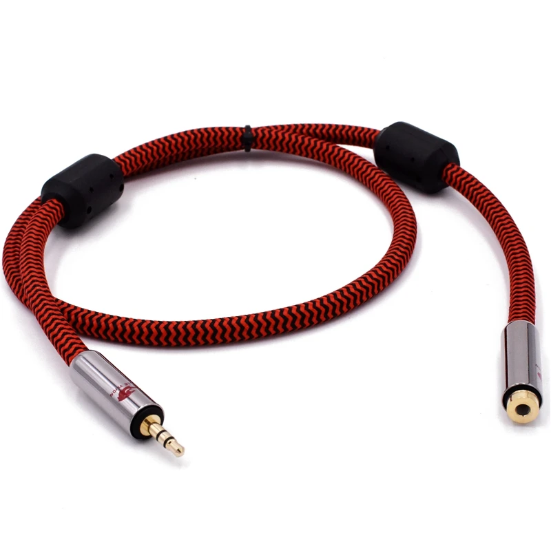 Hifi Mini Jack 3 5mm Extension Cable for PC Headphone Mobile Car 3 5 Male to 3 5 Female OFC Cable Gold plated 1M 2M 3M 5M 8M 12M