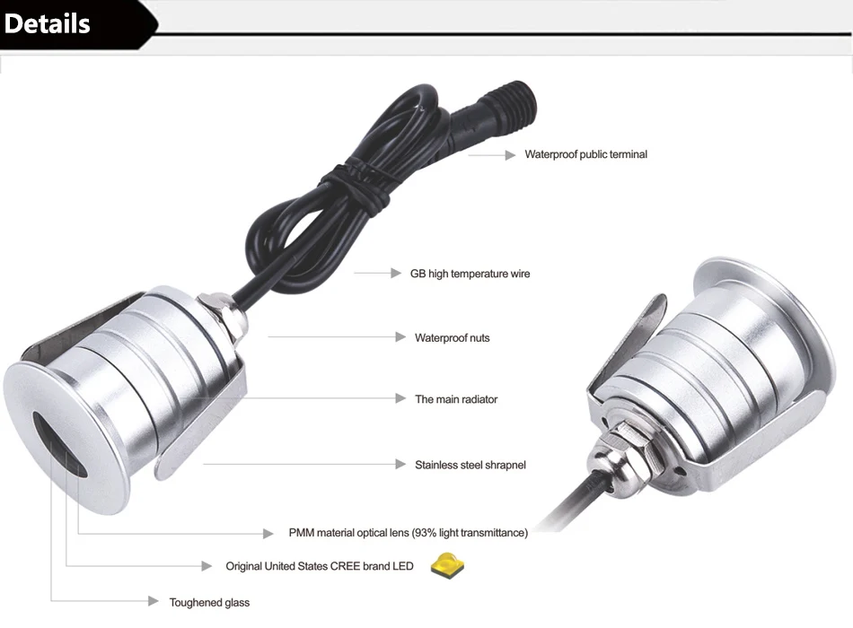 1W Led Step Light 3