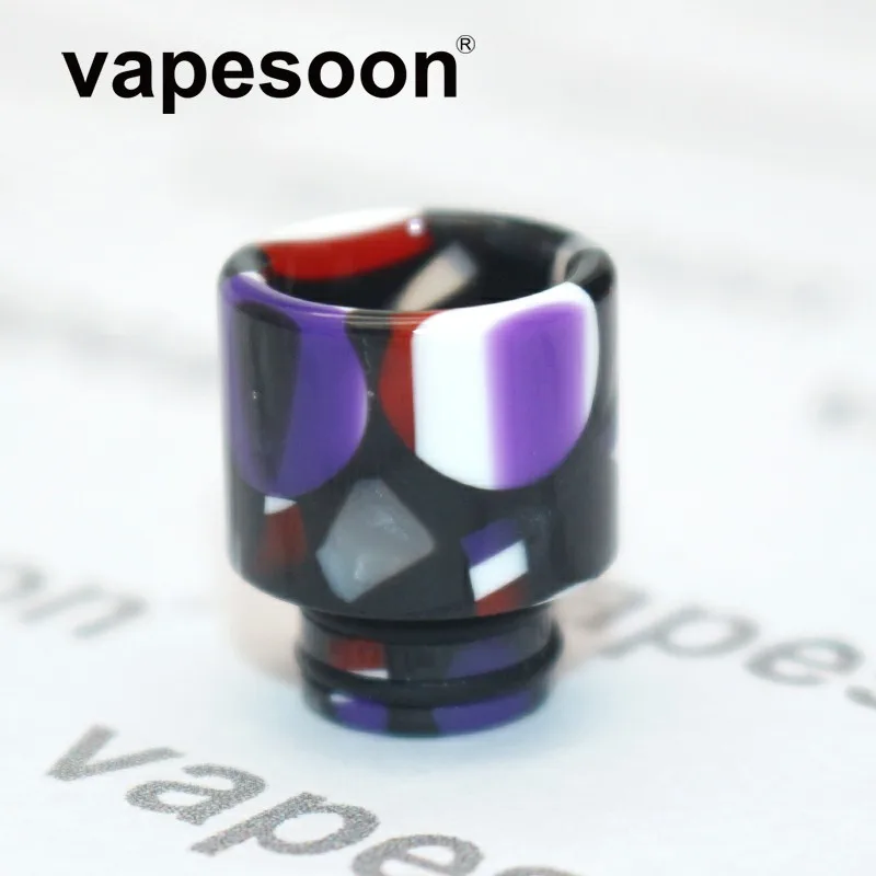Vapesoon Coloful 510 флага капельного наконечника эпоксидной смолы мундштук для