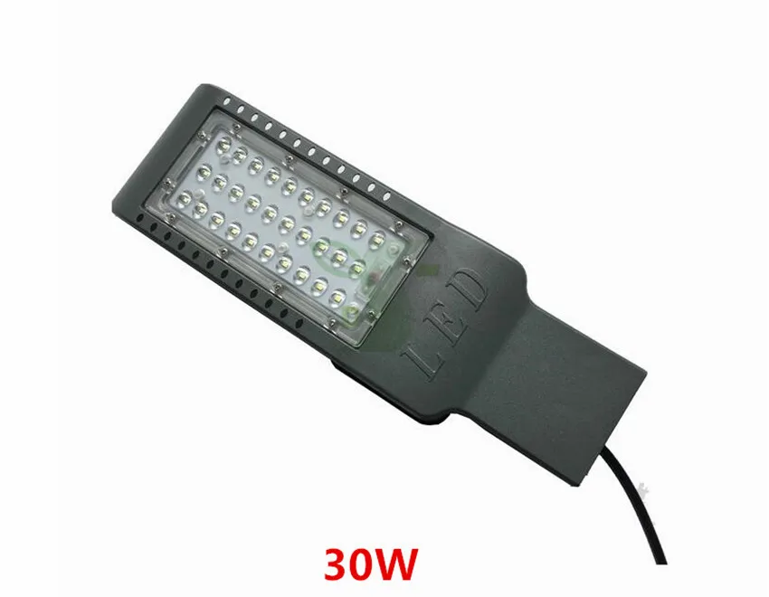 Светодиодный уличные фонари 30 Вт 50 Вт 80 Вт 100 Вт 120 Вт AC85-265V светодиодный фонарь SMD 3030 чип 140Lm/W Ультра-тонкий светодиодный уличном фонарном Luz de