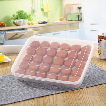 

Egg Packing Refrigerator Storage Box Kitchen Finishing Plastic Transparent 30 Egg Box Household Items
