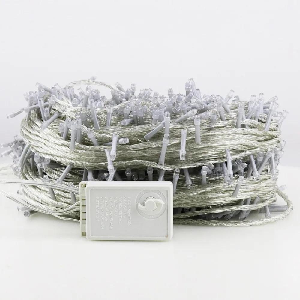 100M LED String Lights Fairy Holiday Deaoration Light AC220V Outdoor Lighting For Ramadan Christmas Wedding 600/800 LEDs JQ 100M LED String Lights Fairy Holiday Deaoration Light AC220V Outdoor Lighting For Ramadan Christmas Wedding 600/800 LEDs JQ