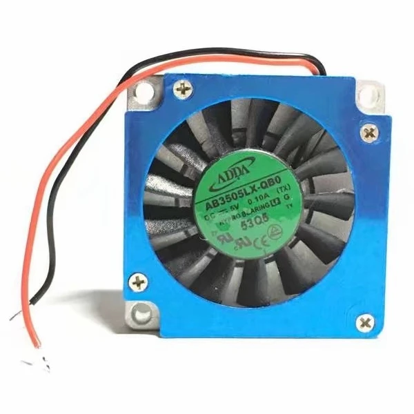 new FOR ADDA AB3505LX-QB0 DC 5V 0.10A 35X35X07mm 2-wire Server Square blower Fan
