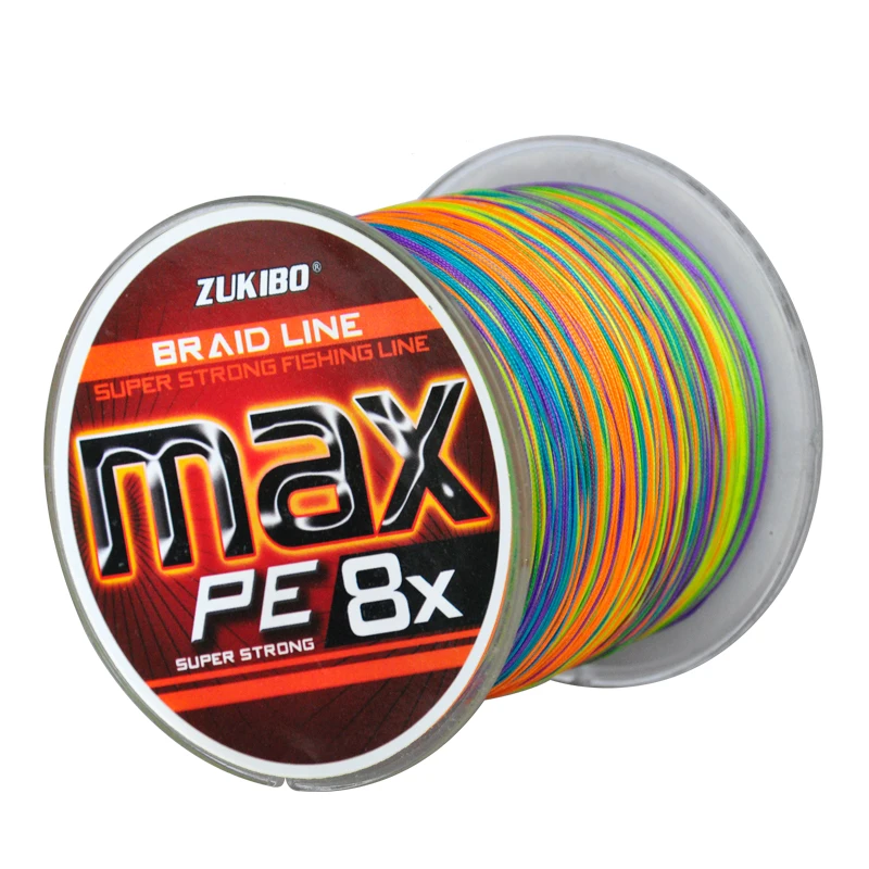 

ZUKIBO PE 500M Brieded Carp Fishing Line 8X 1 Meter 1 Color Super Storng 8 Strands Super Smooth Braid Wires 20 to 100LB