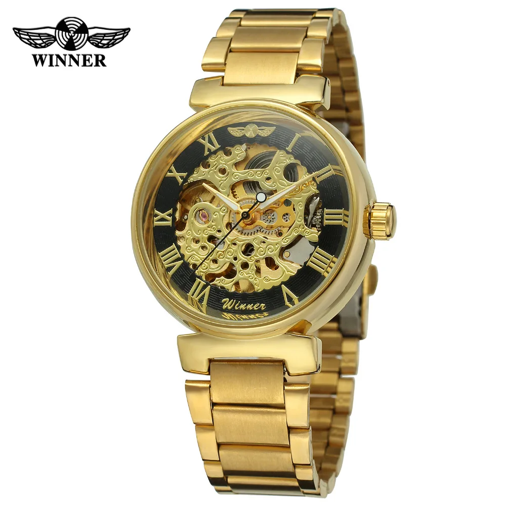 

New Fashion Luxury Brand T-WINNER Automatic Men's Popular Watch Skeleton Stainless Steel Bracelet Stylish Wristwatch WRG8070M4